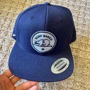KELLY SLATER SURF RANCH SNAPBACK HAT NAVY BLUE OUTERKNOWN
